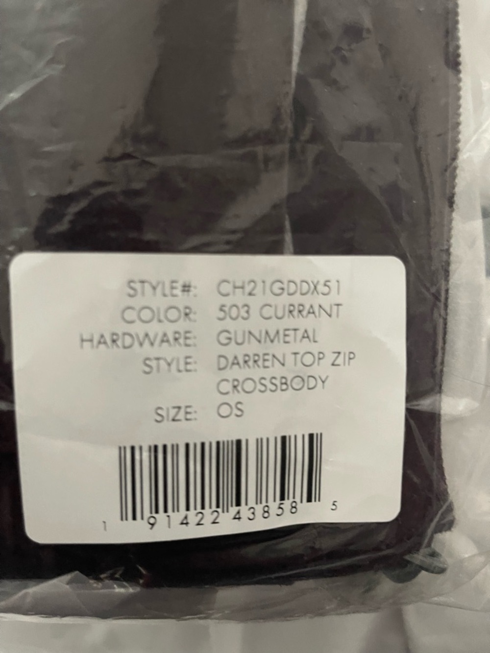 Rebecca Minkoff Darren Top Zip Crossbody